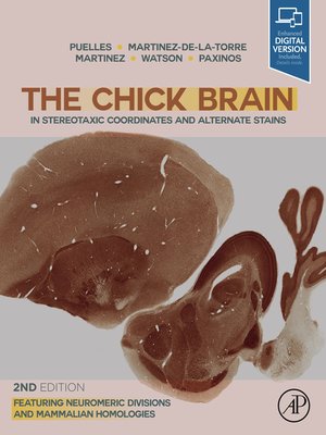 cover image of The Chick Brain in Stereotaxic Coordinates and Alternate Stains